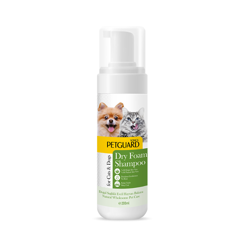 PETGUARD - PETGUARD ALOE VERA KURU KÖPÜK ŞAMPUAN 200ML
