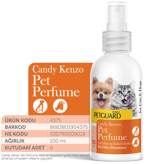 PETGUARD - PETGUARD CANDY KENZO KEDİ KÖPEK PARFÜM 100ML