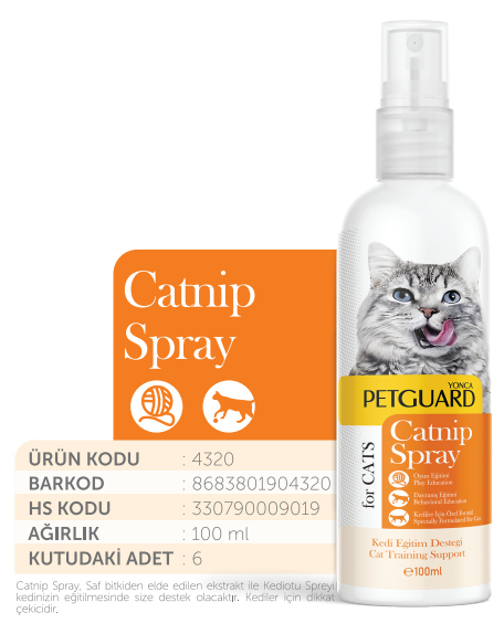 PETGUARD CATNİP SPREY 100 ML