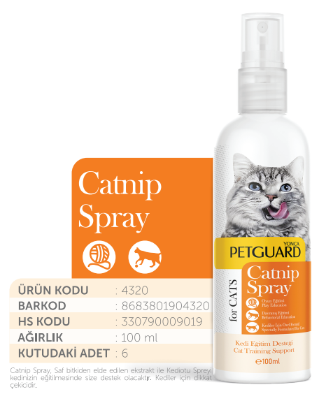  - PETGUARD CATNİP SPREY 100 ML