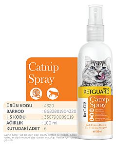 PETGUARD CATNİP SPREY 100 ML