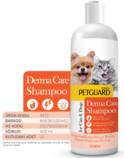  - PETGUARD DERMA CARE SIVI ŞAMPUAN KEDİ KÖPEK 400ML