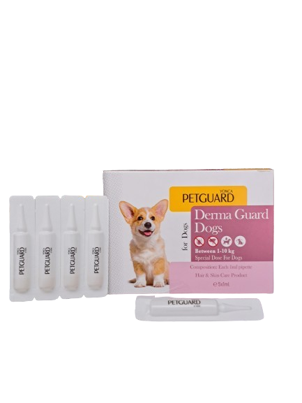 PETGUARD DERMA GUARD 1-10 DOG 5*1 ML