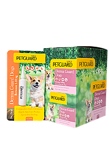 PETGUARD DERMA GUARD 1-10 DOG 12*1 ML