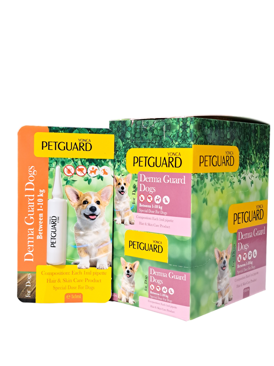 PETGUARD DERMA GUARD 1-10 DOG 12*1 ML