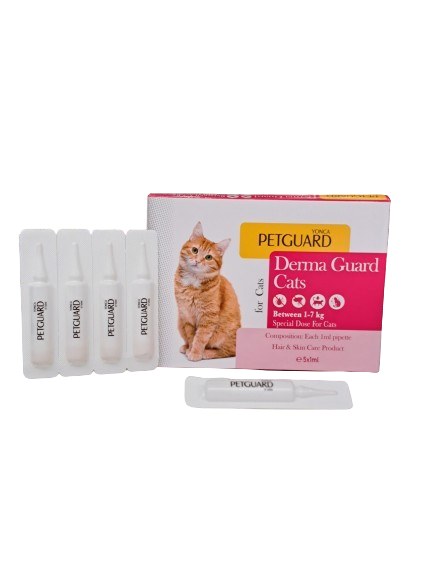 PETGUARD - PETGUARD DERMA GUARD 1-7 CAT 5*1 ML