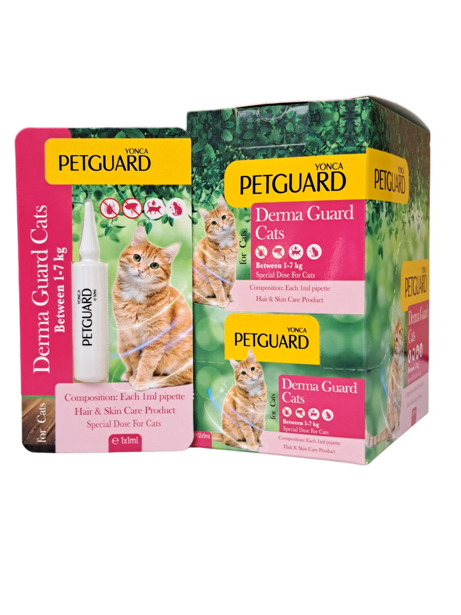 PETGUARD - PETGUARD DERMA GUARD 1-7 CAT 12*1 ML