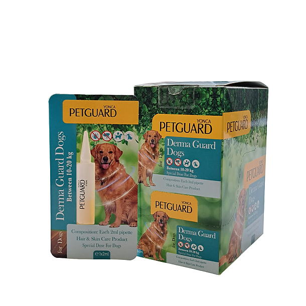 PETGUARD DERMA GUARD 10-20 DOG 12*2 ML - 1