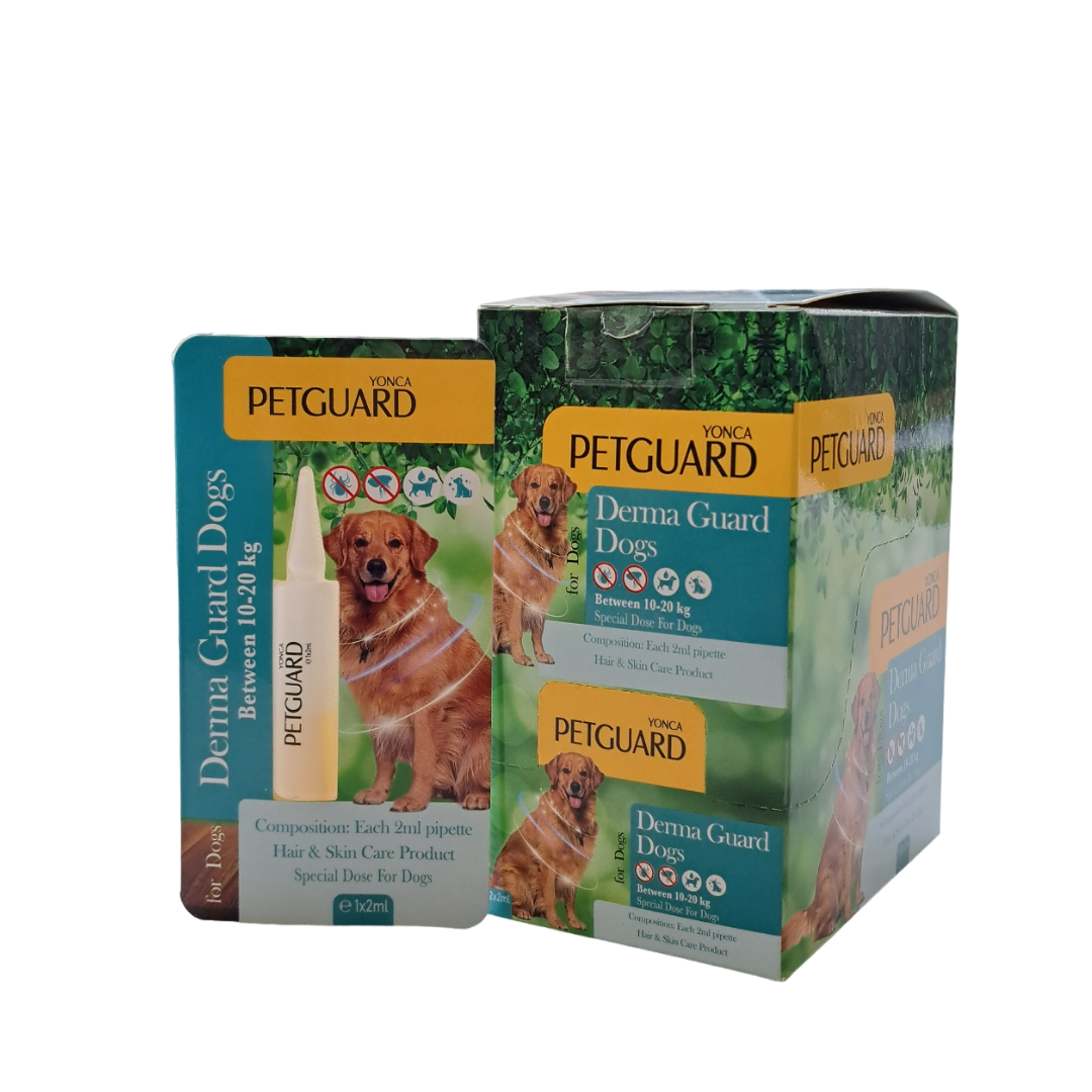 PETGUARD DERMA GUARD 10-20 DOG 12*2 ML