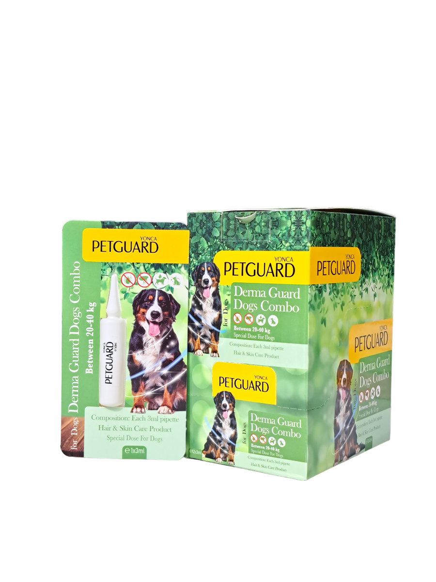 PETGUARD DERMA GUARD 20-40 DOG 12*3 ML