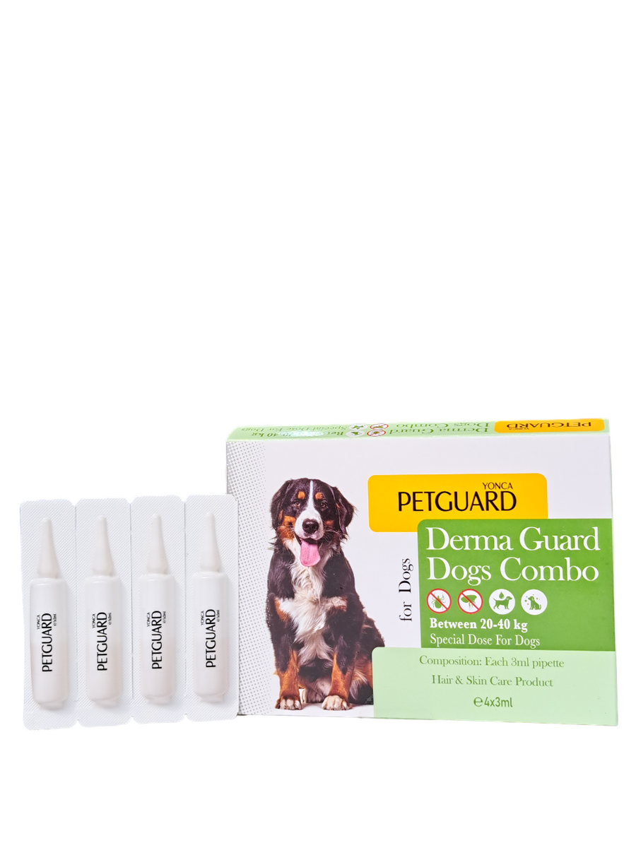 PETGUARD DERMA GUARD 20-40 DOG 4*3 ML