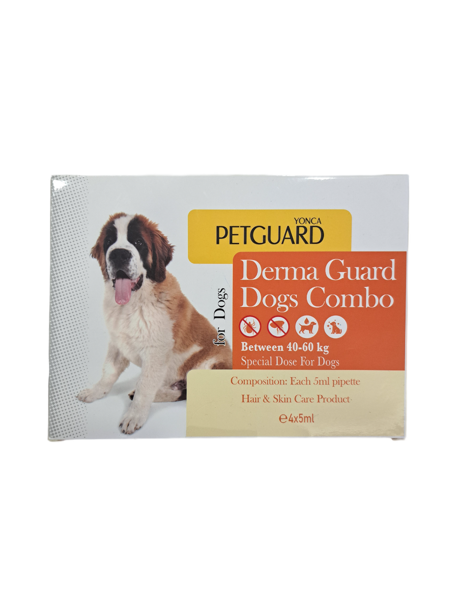  - PETGUARD DERMA GUARD 40-60 KG DOGS COMBO 4*5ML