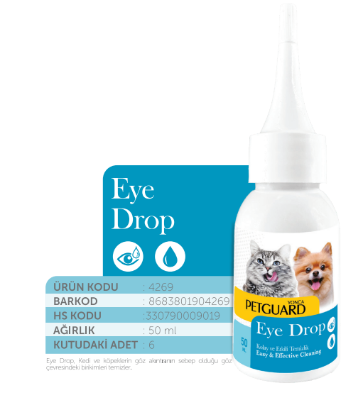 - PETGUARD GÖZ LOSYONU KEDİ KÖPEK 50ML  - PETGUARD GÖZ LOSYONU KEDİ KÖPEK 50ML