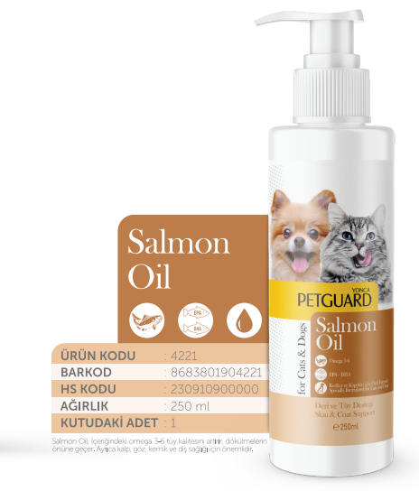 - PETGUARD SALMON OİL KEDİ KÖPEK 250 ML  - PETGUARD SALMON OİL KEDİ KÖPEK 250 ML