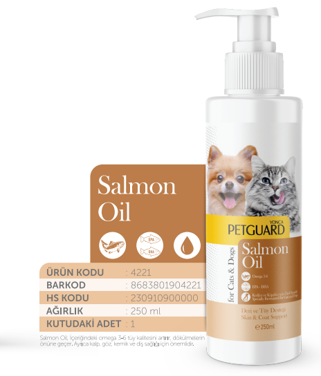 PETGUARD SALMON OİL KEDİ KÖPEK 250 ML