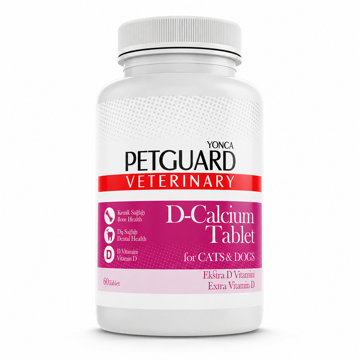 PETGUARD VETERINARY D-CALCIUM TABLET 60 GR 60 TABLET