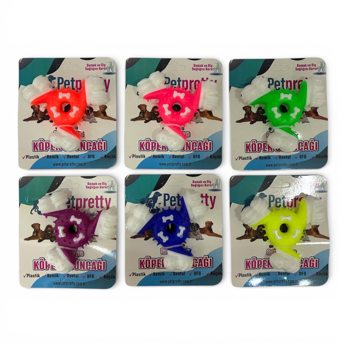 PETPRETTY - PETPRETTY DENTAL SMALL UFO DOG TOY