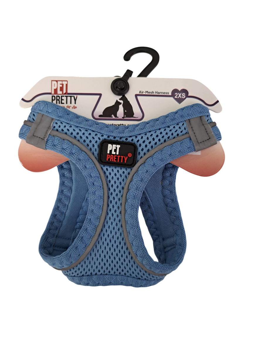  - PETPRETTY GÖĞÜS TASMA 2XS MAVİ