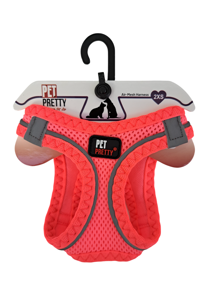PETPRETTY GÖĞÜS TASMA 2XS NEON PEMBE