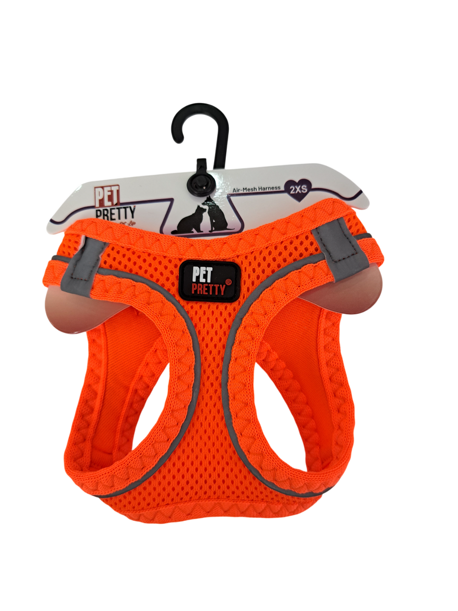  - PETPRETTY GÖĞÜS TASMA 2XS NEON TURUNCU
