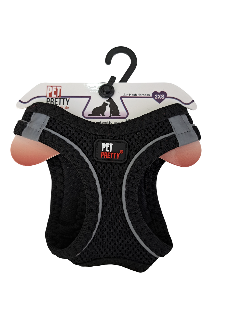  - PETPRETTY GÖĞÜS TASMA 2XS SİYAH