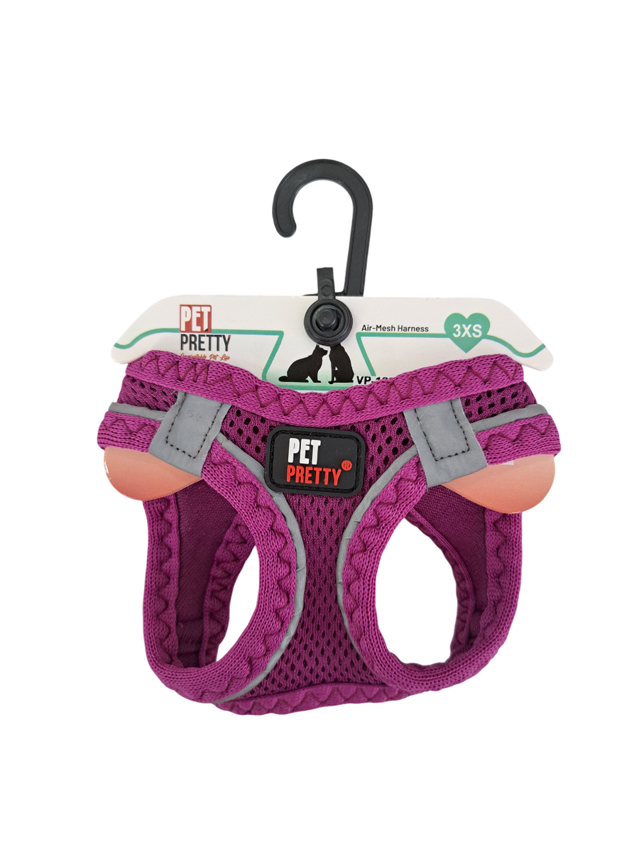 PETPRETTY GÖĞÜS TASMA 3XS MOR 