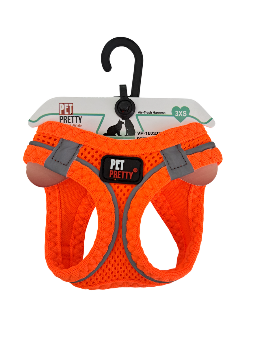 PETPRETTY GÖĞÜS TASMA 3XS NEON TURUNCU 