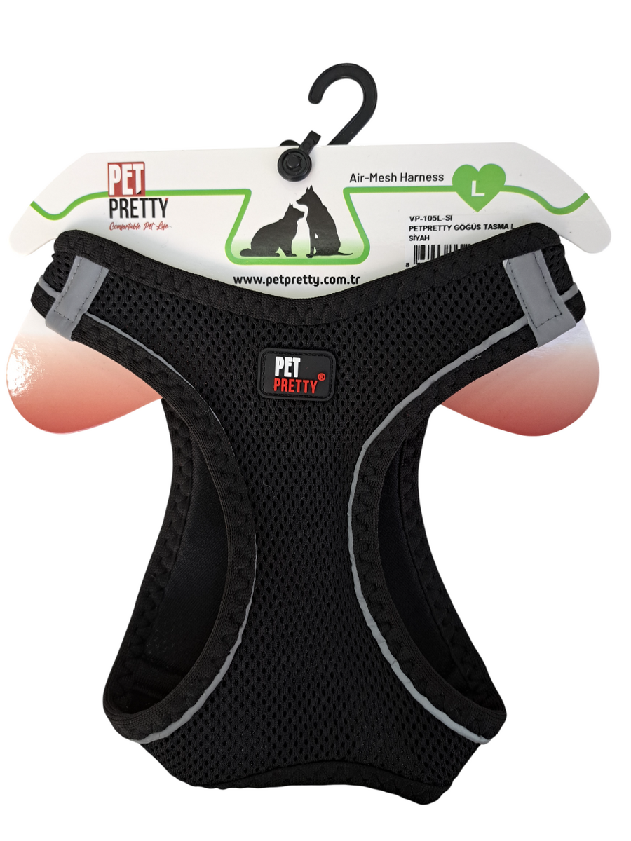  - PETPRETTY GÖĞÜS TASMA L SİYAH