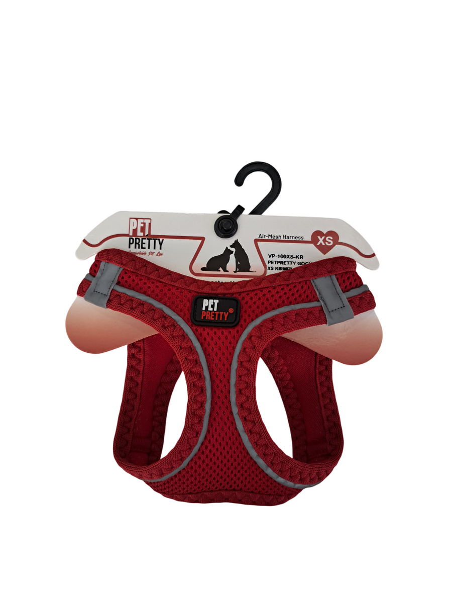  - PETPRETTY GÖĞÜS TASMA XS KIRMIZI