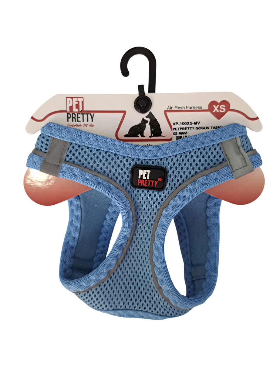  - PETPRETTY GÖĞÜS TASMA XS MAVİ