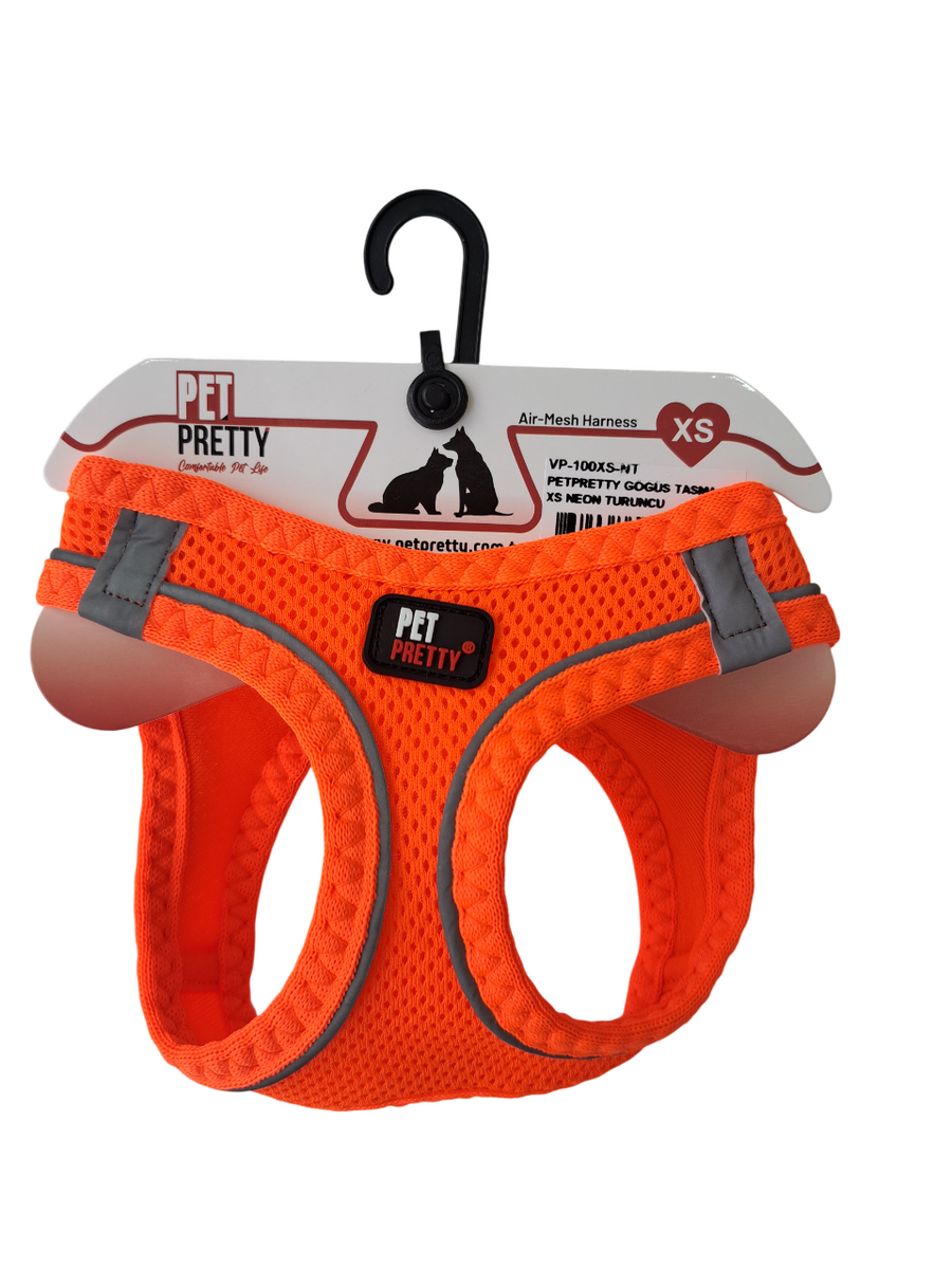 PETPRETTY GÖĞÜS TASMA XS NEON TURUNCU