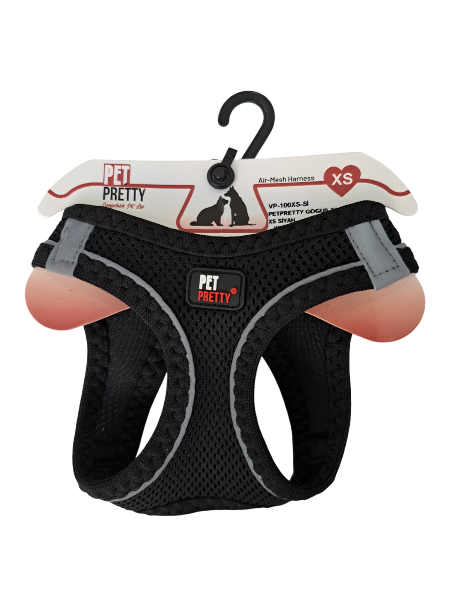  - PETPRETTY GÖĞÜS TASMA XS SİYAH