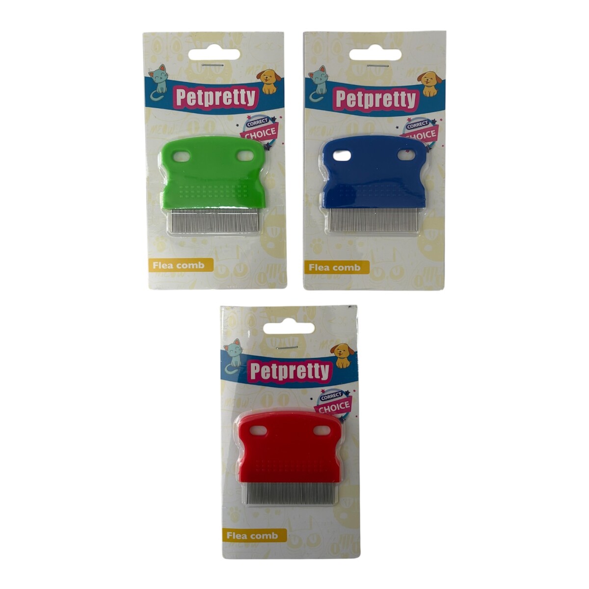 PETPRETTY - PETPRETTY SILICON HANDLE BRUSH FOR CATS AND DOGS