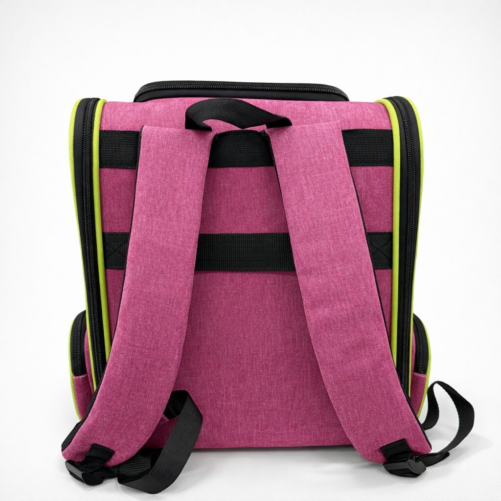 PETPRETTY SUPERIOR PEMBE FİLELİ SIRT ÇANTASI - Thumbnail