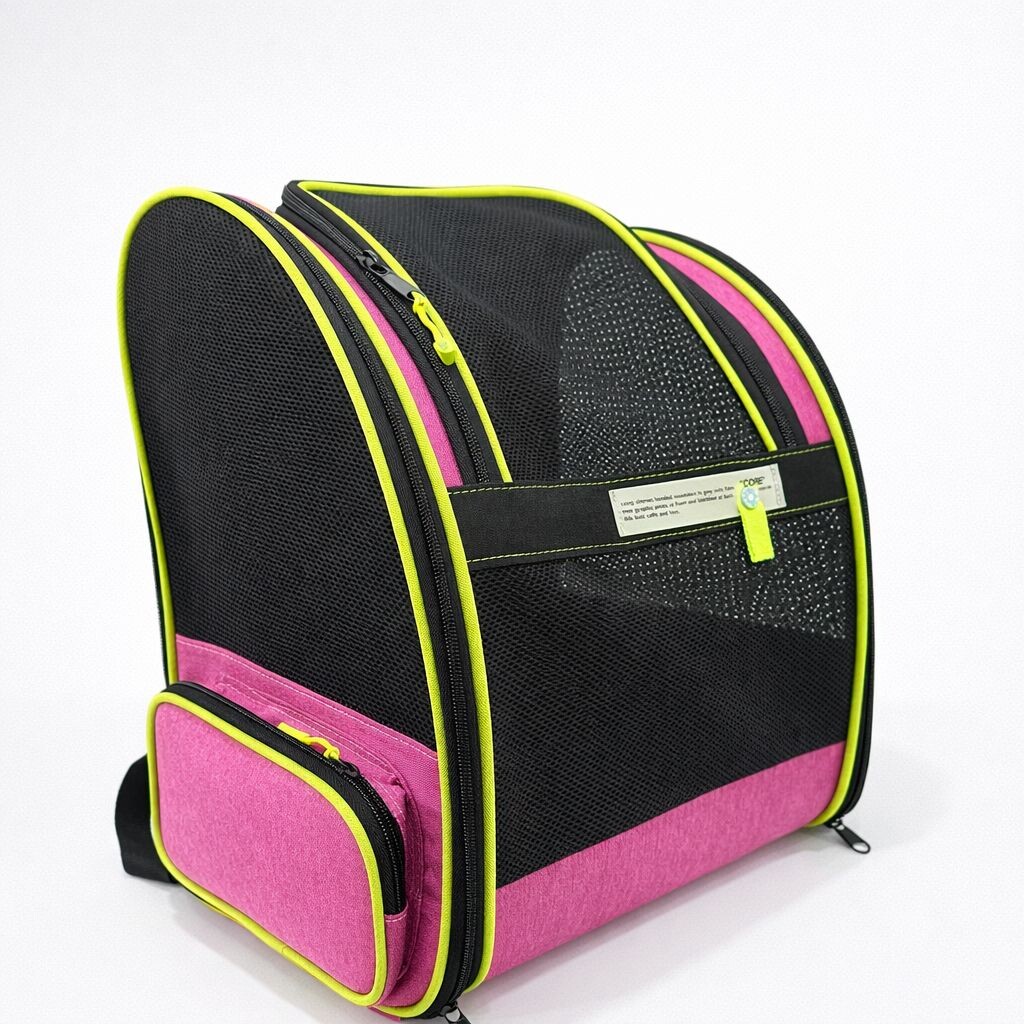 PETPRETTY - PETPRETTY SUPERIOR PEMBE FİLELİ SIRT ÇANTASI