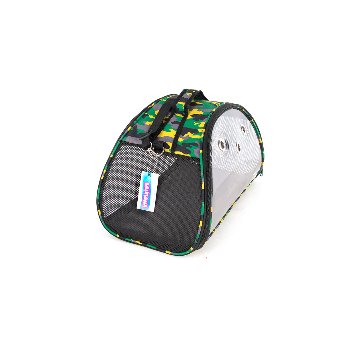 PETPRETTY - PETPRETTY TRANSPARENT BAG GREEN 50X28X28 CM