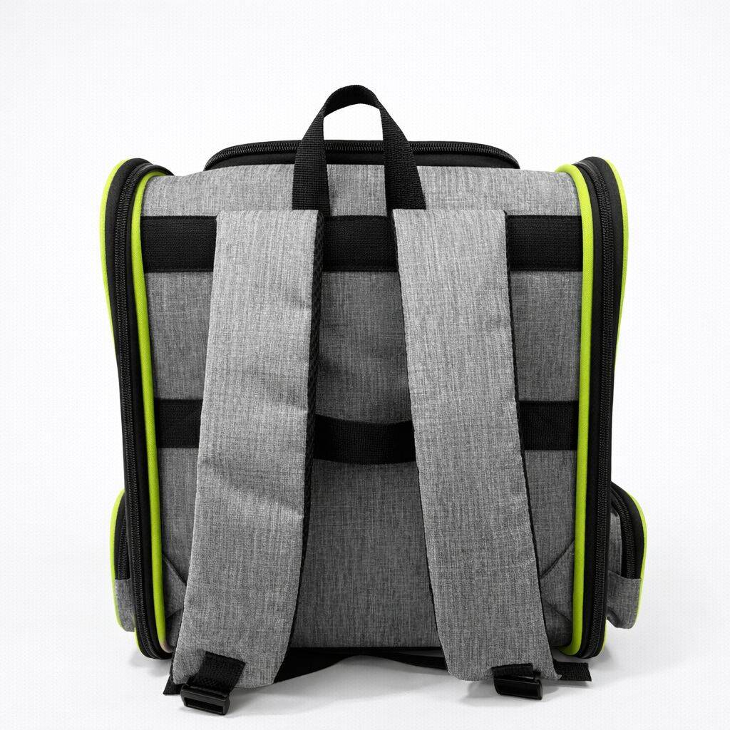 PETPRETTY SUPERIOR GRİ FİLELİ SIRT ÇANTASI