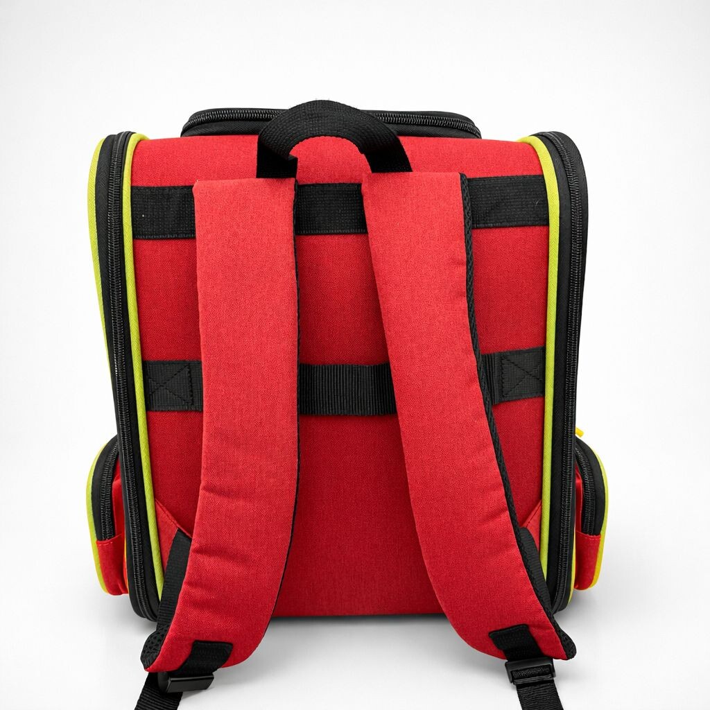 PETPRETTY SUPERIOR KIRMIZI FİLELİ SIRT ÇANTASI - Thumbnail