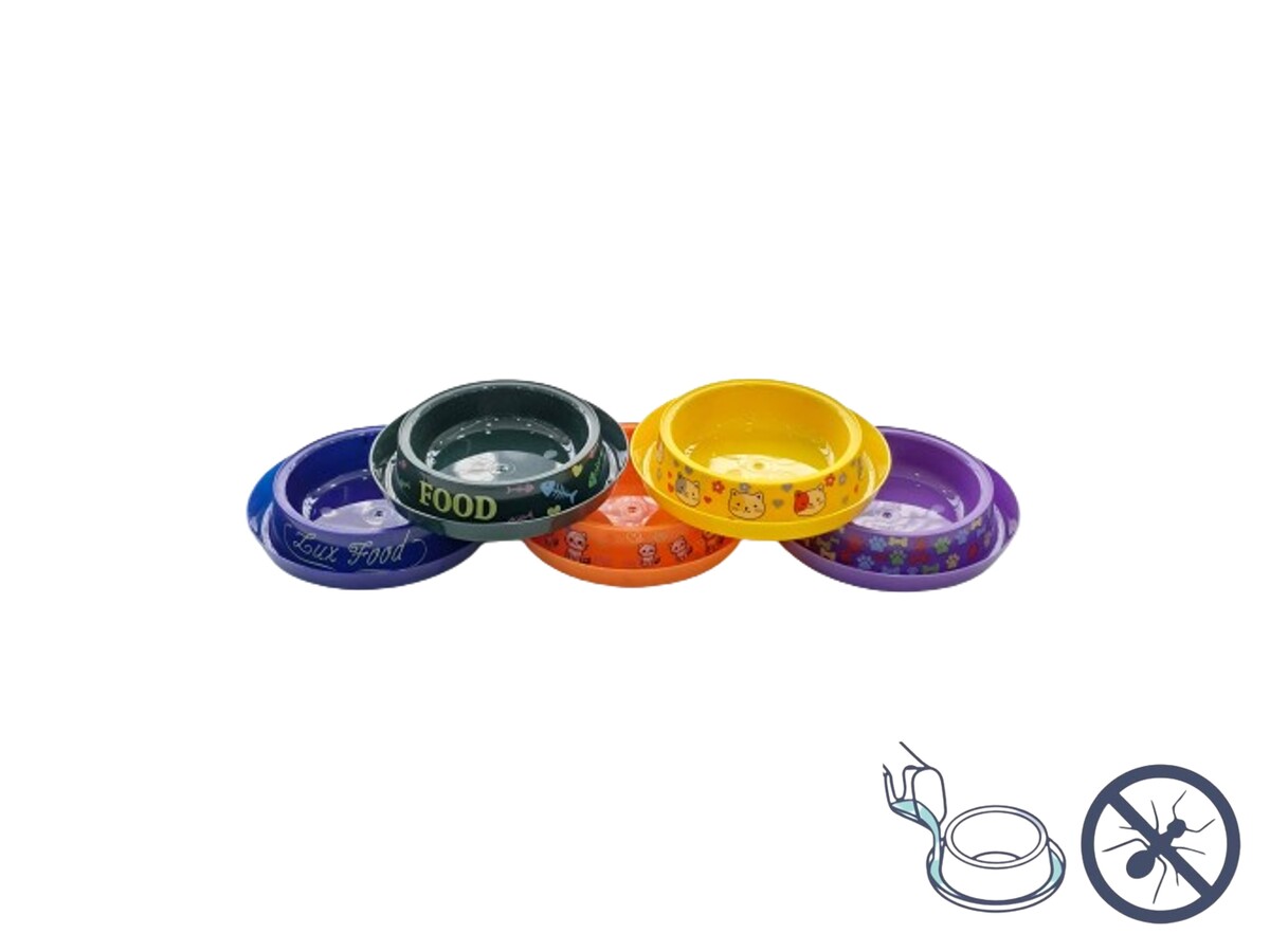  - PLASTİK MAMA KABI KARINCA ÖNLEYİCİ KÜÇÜK BOY 5'Lİ 