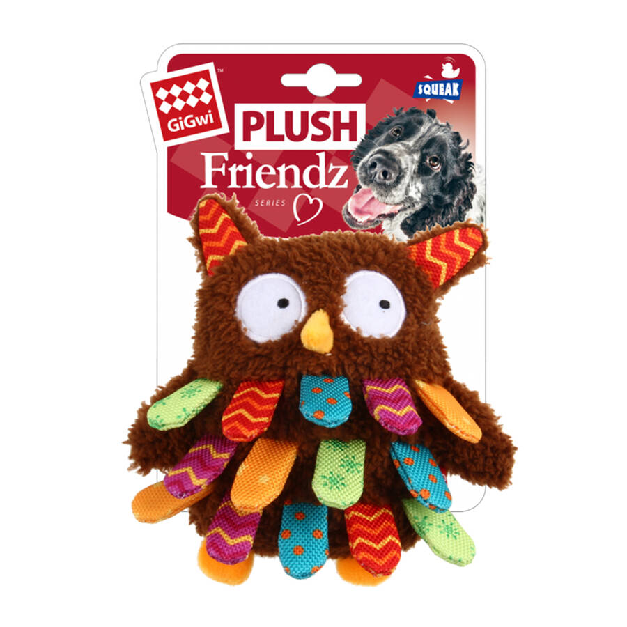 6134 Plush Friendz Sesli Baykuş Köpek Oyun.
