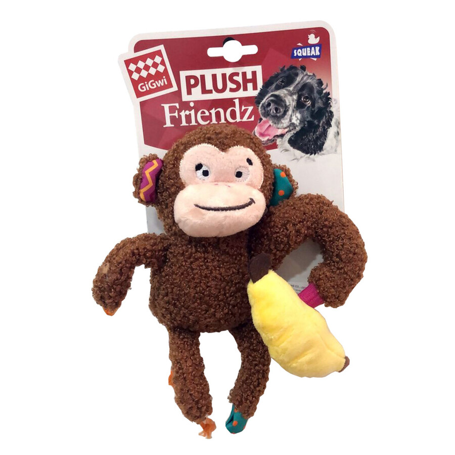  - 6796 Plush Friendz Sesli Maymun Peluş Köpek Oyuncağı