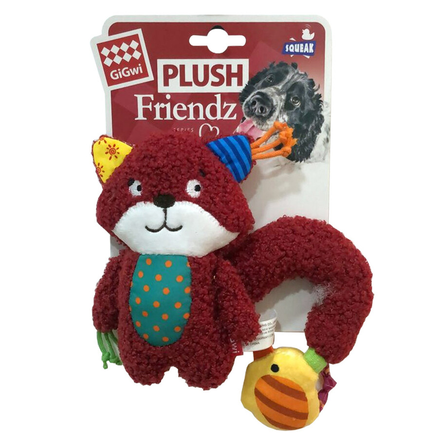  - 6798 Plush Friendz Sesli Sincap Peluş Köpek Oyuncağı