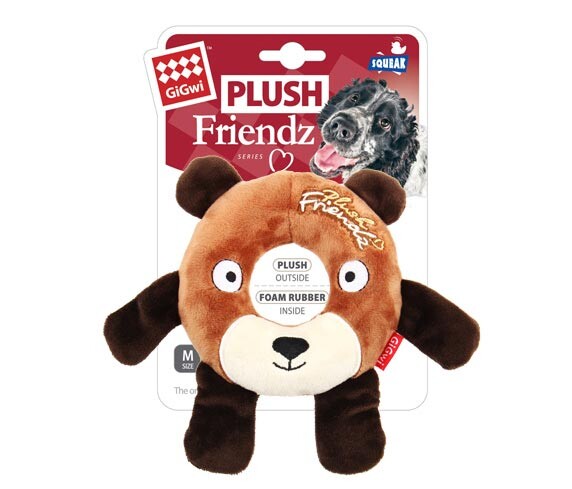  - 6239 Plush Friendz Simit Ayı Oyuncak Sesli Peluş