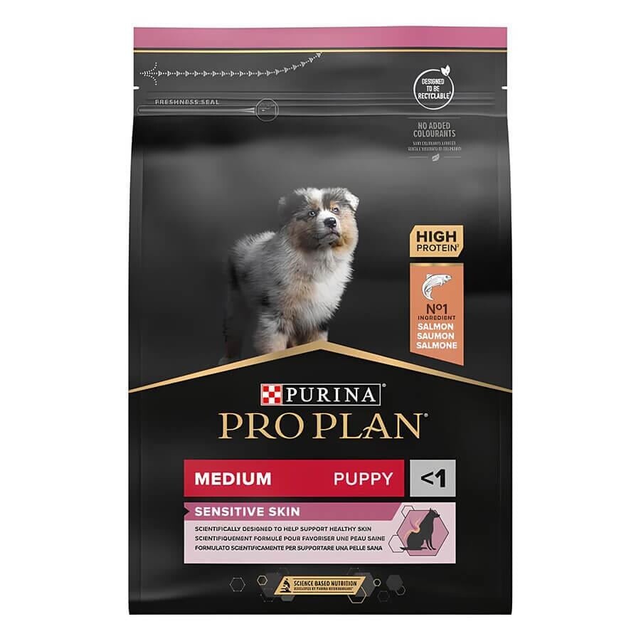 Proplan - PROPLAN PUPPY SENSİTİVE SOMONLU YAVRU KURU KÖPEK MAMASI 3 KG