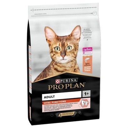 Proplan - PROPLAN VİTAL FUNCTIONS SOMONLU YETİŞKİN KEDİ MAMASI 10 KG