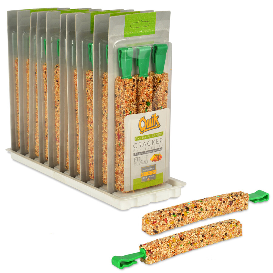 QUİK - QUIK MEYVELİ KRAKER 3 LÜ 10 ADET