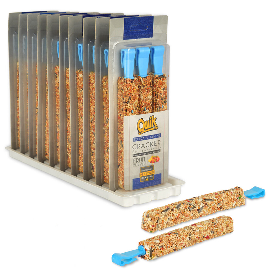 QUİK - QUIK MEYVELİ PARAKET KRAKERİ 3 LÜ 10 ADET