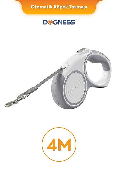 R06 DOGNESS OTOMATİK TASMA 4M-BEYAZ - 1