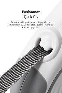 R06 DOGNESS OTOMATİK TASMA 4M-KIRMIZI - 3