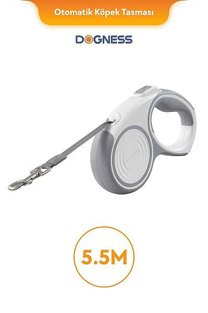 R06 DOGNESS OTOMATİK TASMA 5+M-BEYAZ - 1